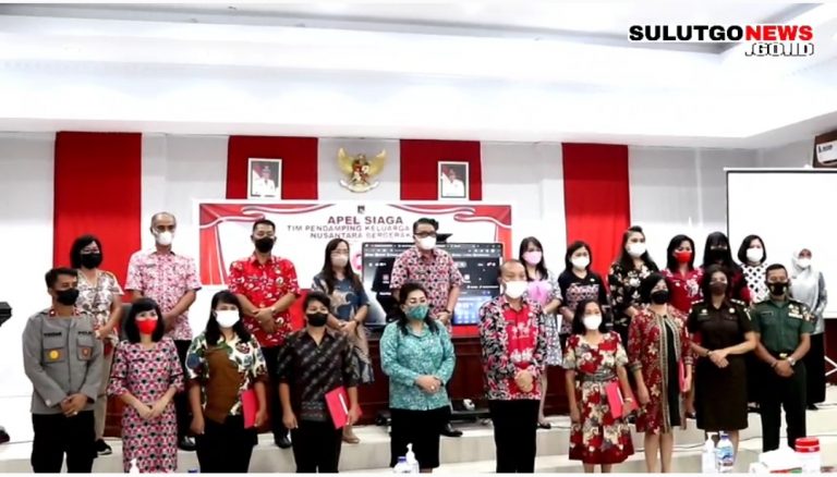 Apel Siaga Tim Pendamping Keluarga Bergerak di Minahasa