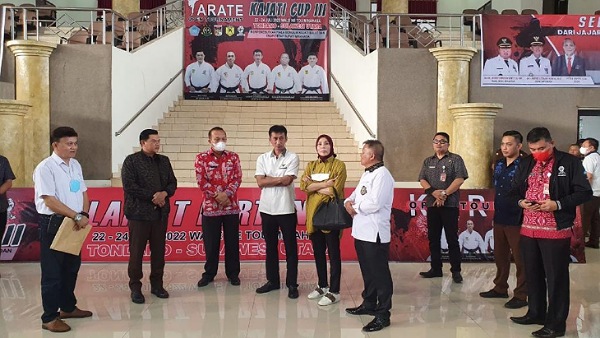 Kajati Sulut Tinjau Persiapan Kejuaraan Karate di Tondano, 700 Karateka Siap Tanding