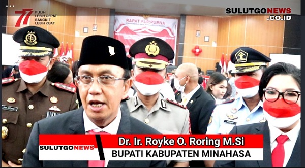 Rapat Paripurna DPRD Minahasa, Mendengarkan Pidato Presiden Republik Indonesia