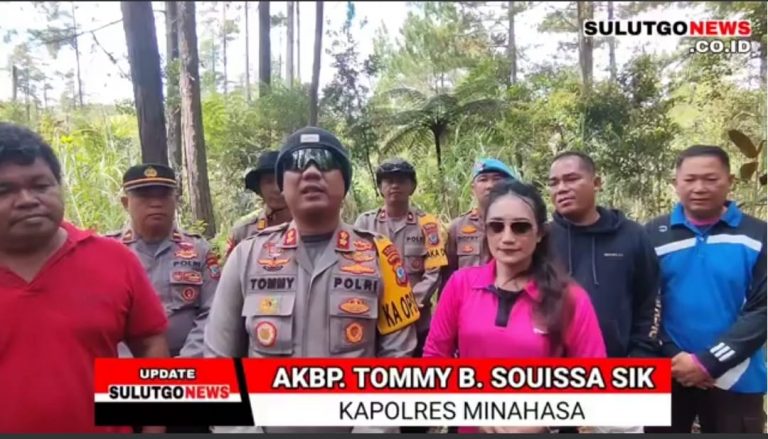 Polres Minahasa Go Green Go Clean, Bhayangkari Peduli di Gunung Soputan