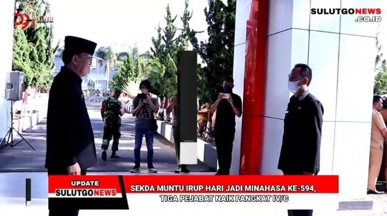 Upacara Bendera Dalam Rangka Hari Jadi Minahasa Ke- 594