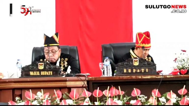 Rapat Paripurna Dalam Rangka Hari Jadi Minahasa Ke- 594