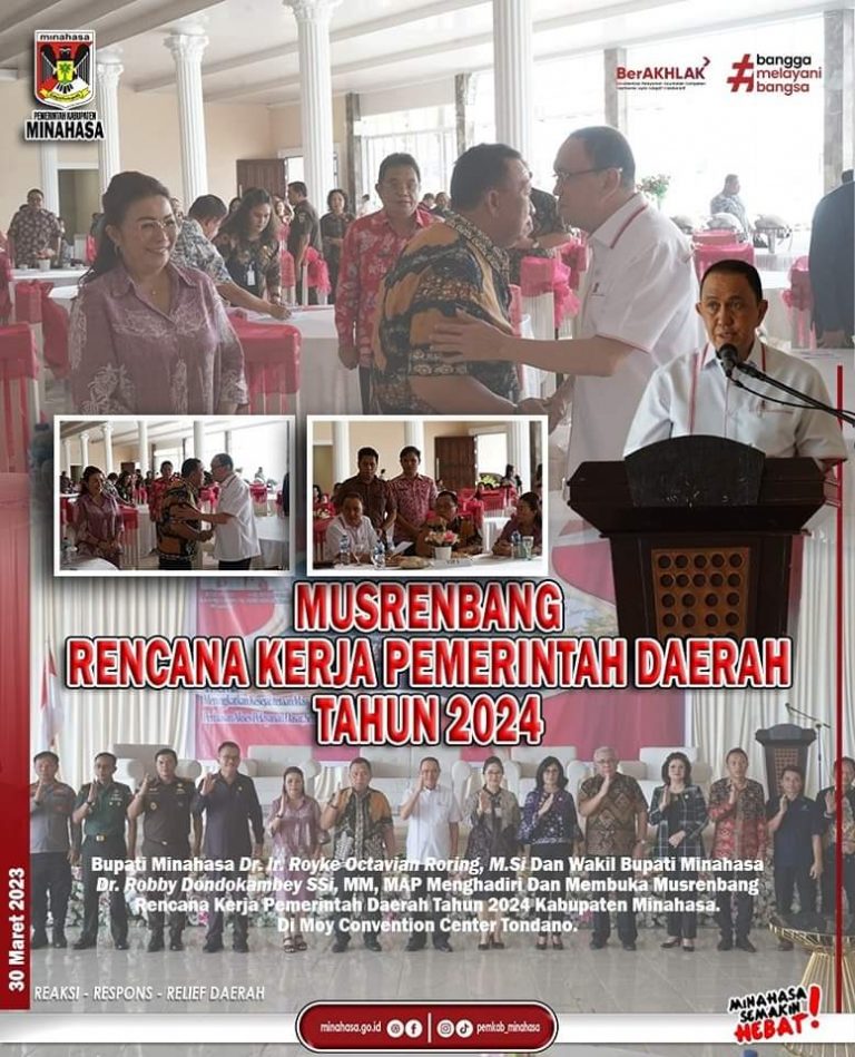 Pemkab Minahasa Gelar Musrenbang RKPD Tahun 2024