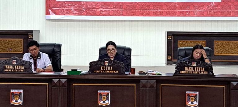 Ketua DPRD Glady Kandouw Pimpin Rapat Banmus dan Rapat Kerja Komisi Gabungan