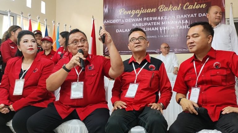Robby Dondokambey Pimpin Pengajuan Bakal Calon Legislatif dari PDIP Untuk Minahasa