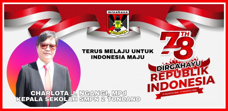 Charlota J Ngangi MPd, Dirgahayu RI Ke- 78