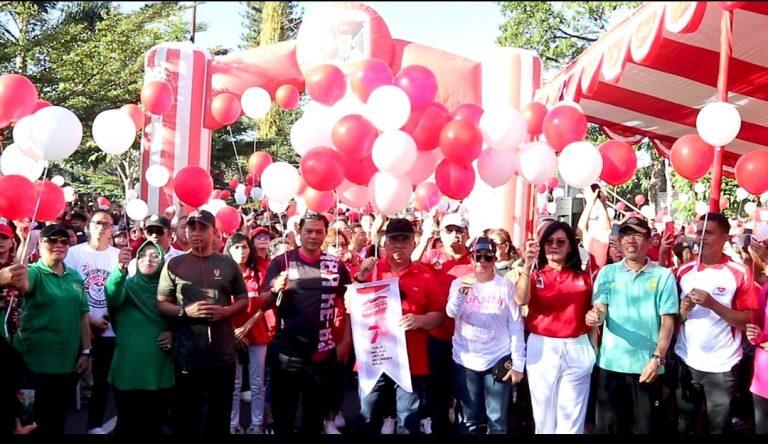 Wabup RD Buka Rangkaian Kegiatan HUT RI Ke- 78 di Kabupaten Minahasa