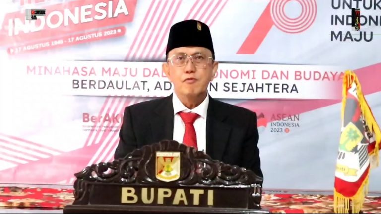 Bupati Minahasa Dr. Ir. Royke O. Roring, Dirgahayu RI Ke- 78