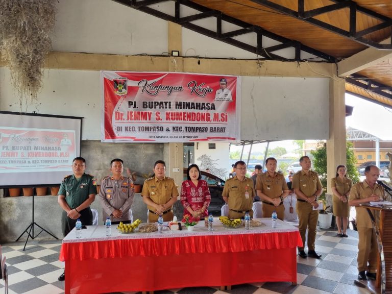 Bupati Kumendong Kunker di Tompaso Raya