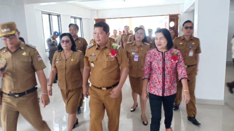 Bupati Kumendong Kunker di Kecamatan Langowan Raya