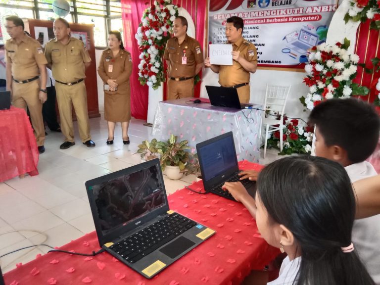 Bupati Kumendong dan Sekda Watania Hadiri ANBK Tahun 2023
