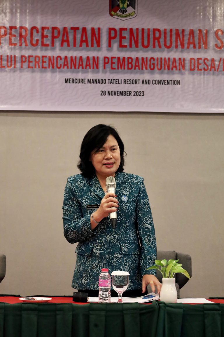 Ny Djeneke Kumendong-Onibala Paparkan Strategi TP-PKK Mendukung Percepatan Penurunan Stunting di Minahasa