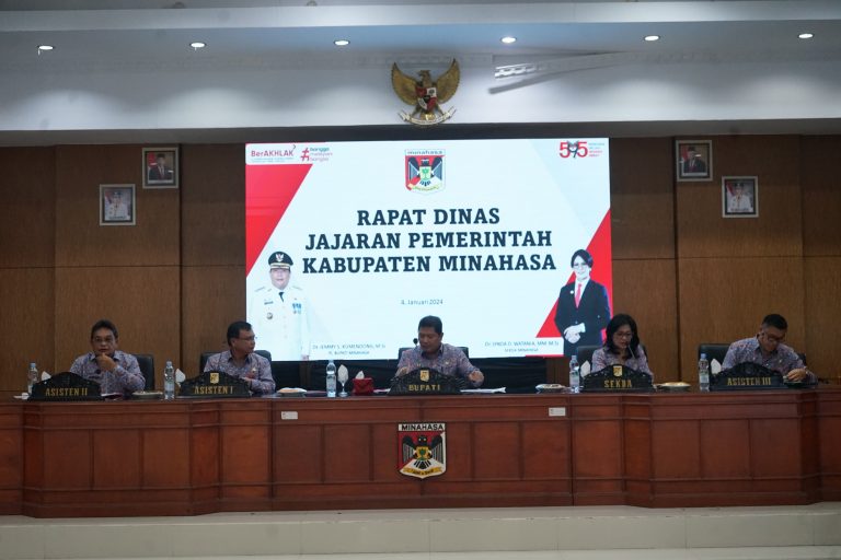 Bupati Kumendong, Bahas Realisasi Anggaran, Jabatan, THL Hingga Kesejahteraan ASN Dalam Rapat Dinas