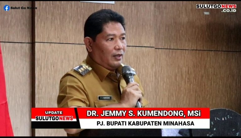 Bupati Kumendong Pimpin Penandatanganan Pakta Integritas dan Perjanjian Kinerja Tahun 2024