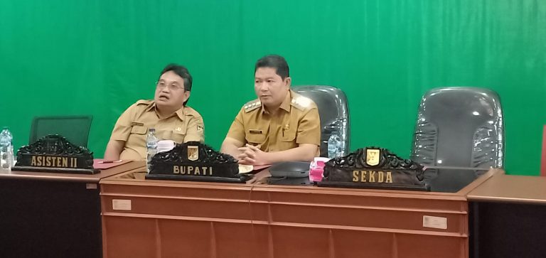 Bupati Kumendong Ikut Rakor Pengendalian Inflasi