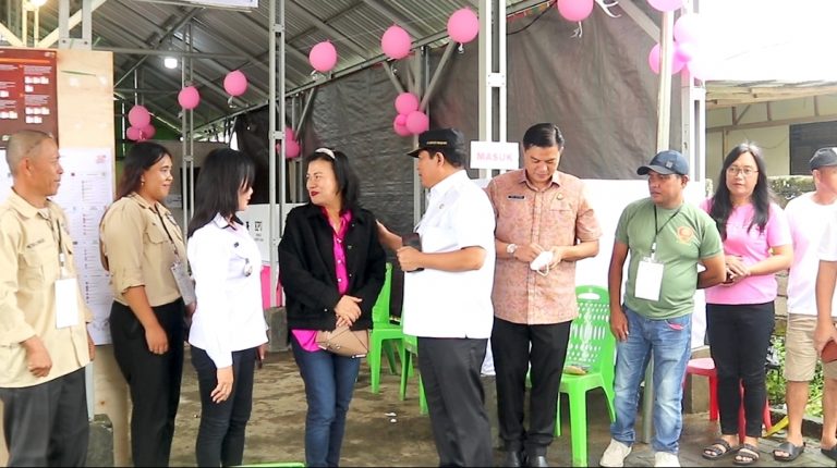 Penjabat Bupati Dr. Jemmy Kumendong, MSi, Pantau Pelaksanaan Pemilu 14 Februari 2024