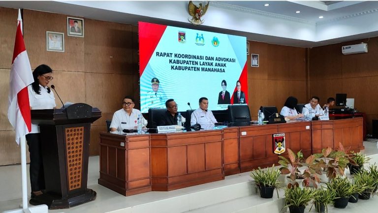 Rapat Koordinasi Advokasi dan Pendampingan Kabupaten Layak Anak di Kabupaten Minahasa
