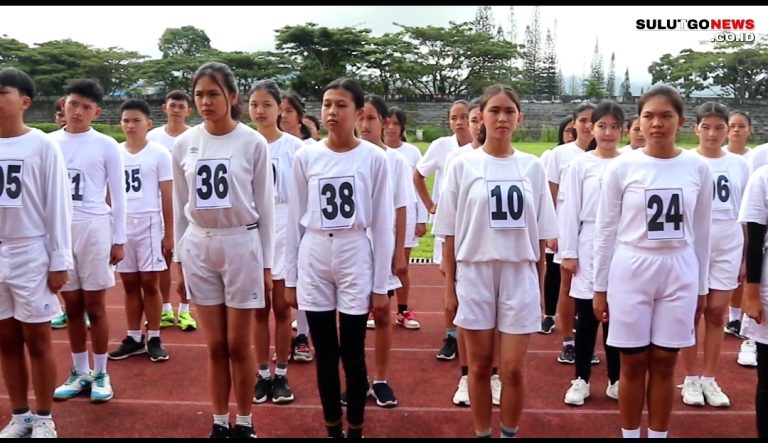 Seleksi Kesamaptaan Calon Paskibraka Kabupaten Minahasa Tahun 2024