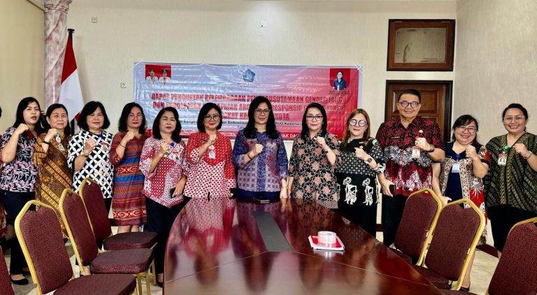 Dibuka Sekda Lynda Watania, Dinas PPPA Sulut Gelar Rakor PUG di Minahasa