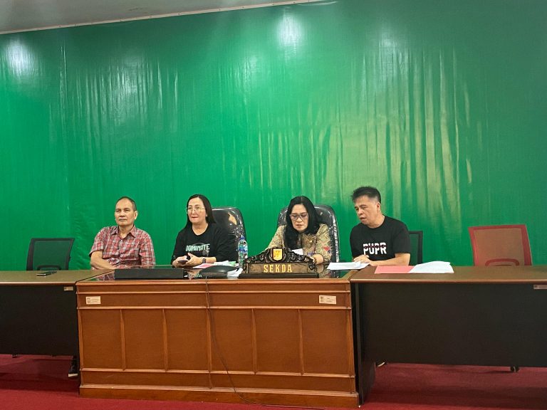 Sekda Watania Ikuti Rapat Evaluasi Capaian Pelaksanaan Pengukuran dan Intervensi Serentak Pencegahan Stunting