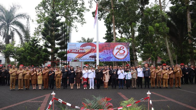Pemerintah Kabupaten Minahasa Rayakan Hari Bhayangkara Ke-78 Bersama Polres Minahasa