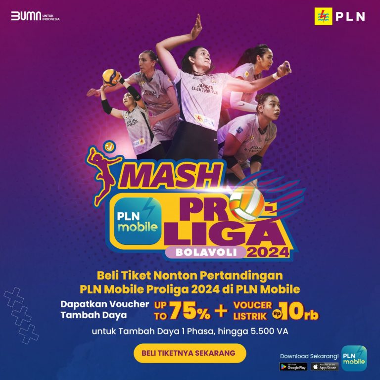 Final Four Proliga 2024 Siap Digelar, Begini Cara Dapatkan Tiket di Aplikasi PLN Mobile