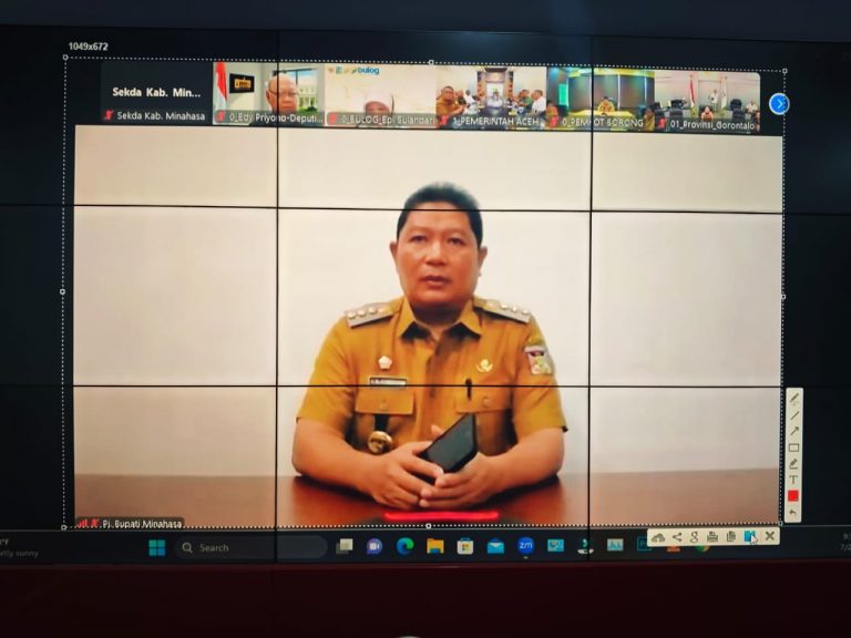 Bupati Kumendong dan TPID Kembali Ikuti Rakor Pengendalian Inflasi Bersama Kemendagri
