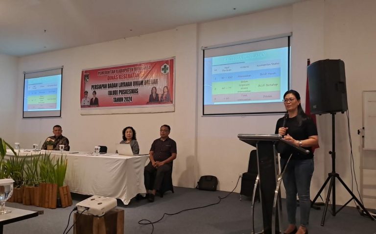 Setelah Perbup Turun Puskesmas di Minahasa Bakal Laksanakan Sistem PPK BLUD