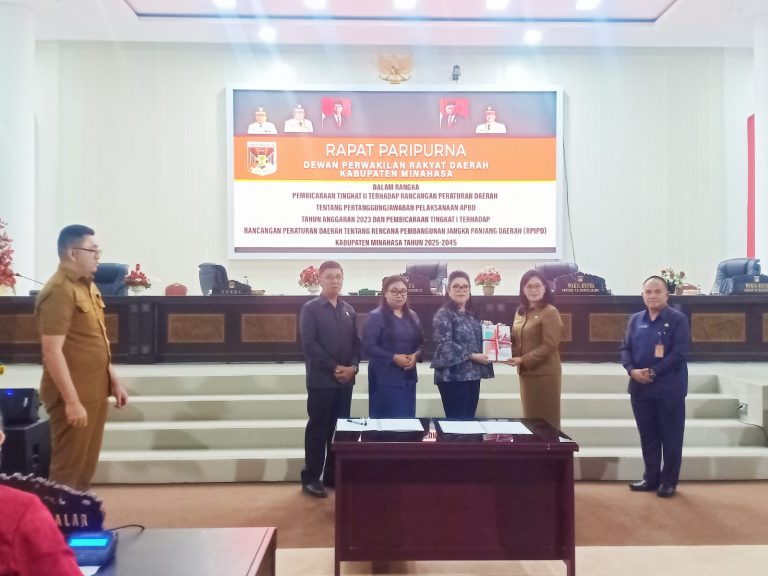 Rapat Paripurna Pembicaraan Tingkat II Ranperda Pertanggungjawaban APBD 2023 serta RPJPD 2025- 2045