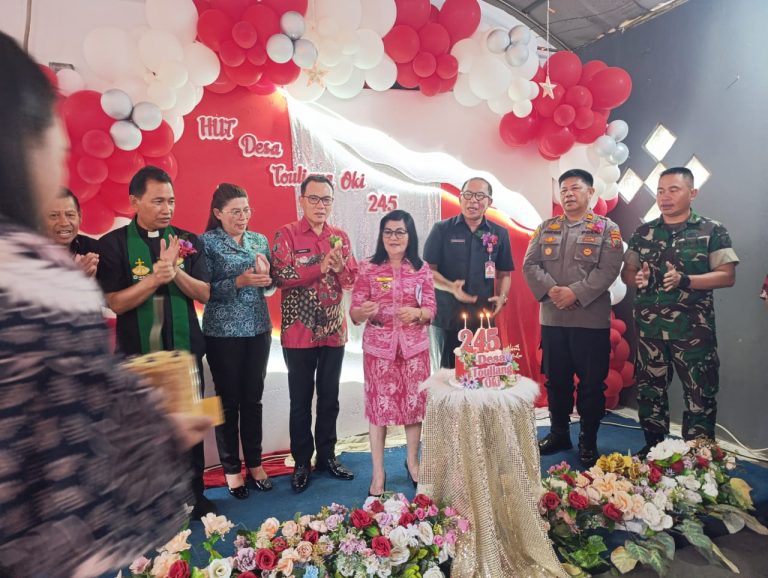 Rayakan HUT Desa Touliang Oki Ke- 245, Hukum Tua Jeane Ingatkan Kebersamaan