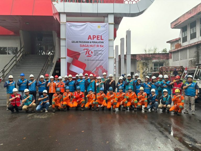 PLN UID Suluttenggo Gelar Apel Siaga Jelang Peringatan HUT RI ke-79