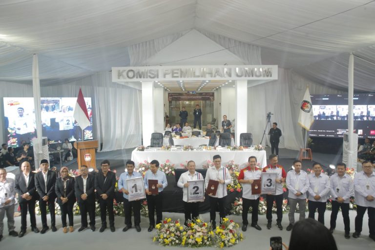 KPU Sulut Gelar Pengundian dan Penetapan Pasangan Calon Gubernur dan Wakil Gubernur