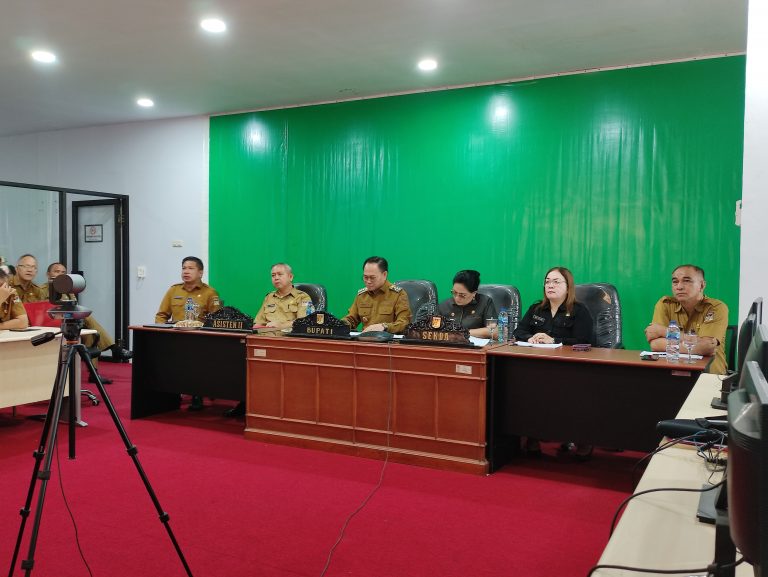 Bupati Minahasa Noudy Tendean Ikuti FGD Penilaian Interview Evaluasi SPBE Tahun 2024