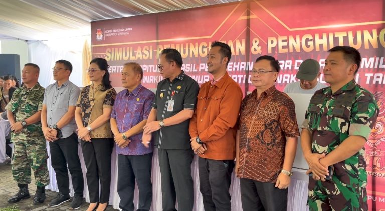 Simulasi Pemungutan dan Penghitungan Suara, Serta Rekapitulasi Hasil Perolehan Suara Pilkada Tahun 2024
