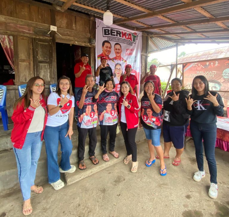 Vanda Sarundajang Kunjungi Desa Tumaratas Langowan Barat Untuk Lebih Dekat Dengan Warga