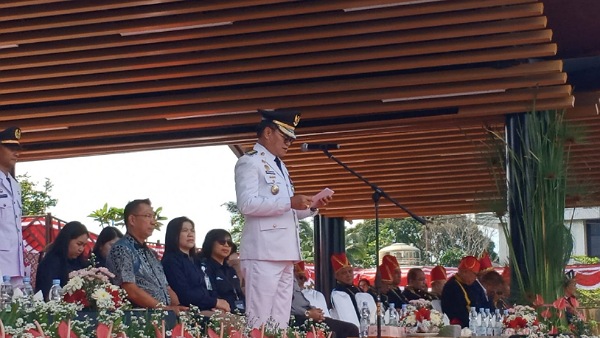 Hari Puncak HUT Minahasa Ke- 596 Berlangsung Sukses, Diawali Dengan Upacara