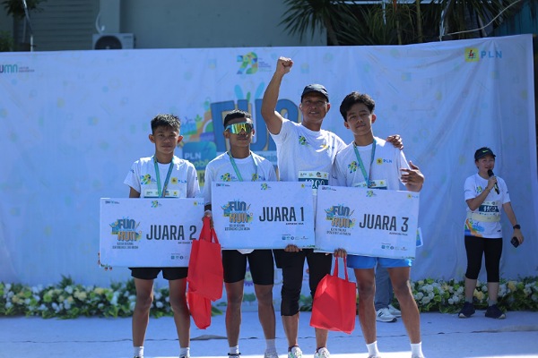Sukses dan Meriah, PLN Tahuna Gelar PLN Mobile Fun Run 2024