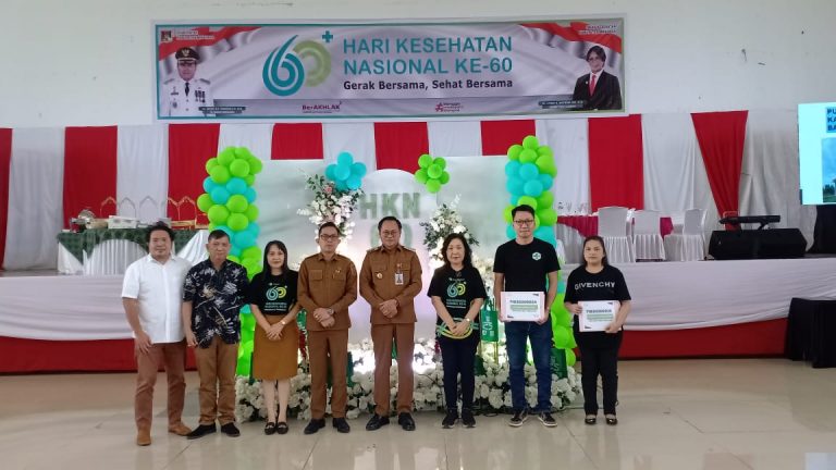 Bupati Tendean Hadiri Peringatan HKN ke 60 yang Digelar Dinas Kesehatan Minahasa