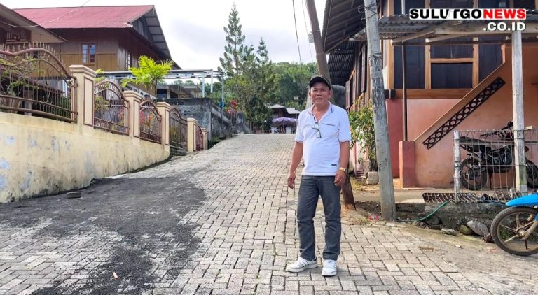Pemerintah Desa Maumbi Bangun Jalan Paving Memudahkan Aktivitas Warga