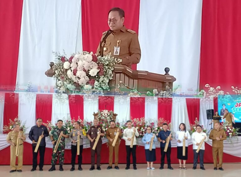 Bupati Tendean Launching Program Jaga Sekolah Kerjasama Dengan Kejaksaan Negeri Minahasa