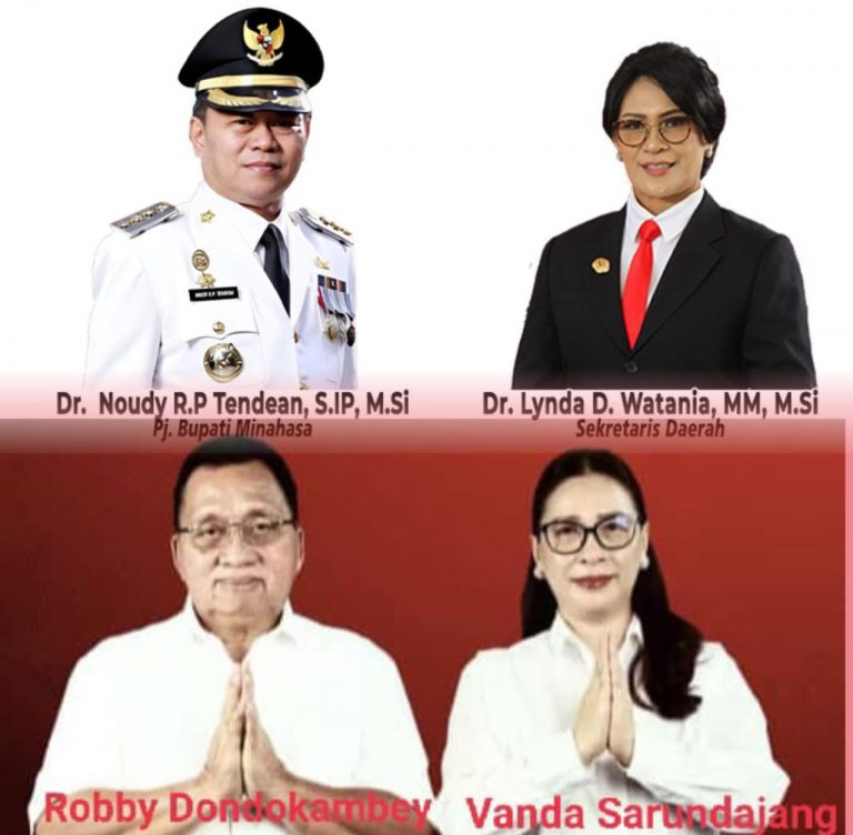 Bupati Tendean dan Sekda Watania Ucapkan Selamat kepada RD-Vasung sebagai Bupati dan Wakil Bupati Terpilih