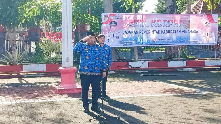 Bupati Robby Dondokambey Pimpin Apel Korpri, Tekankan Profesionalisme dan Kolaborasi