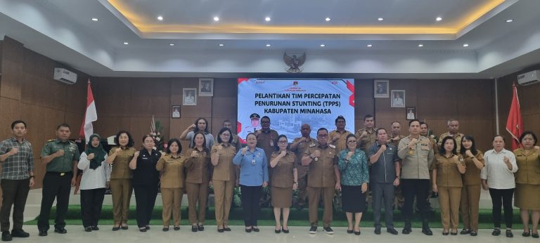 Bupati Minahasa Lantik Wakil Bupati Minahasa Sebagai Ketua TPPS