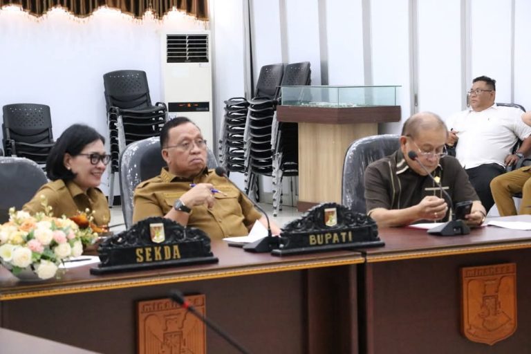 Bupati Dondokambey Ikuti Rakor Pengendalian Inflasi dan Sosialisasi Sekolah Unggul Garuda