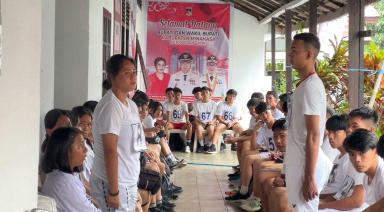 Tes Parade Paskibraka Kabupaten Minahasa Tahun 2025