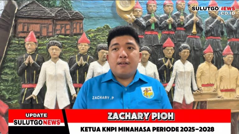 Zachary Pioh Terpilih Ketua KNPI Minahasa, Siap Majukan Kepemudaaan dan Bersinergi Dengan Pemerintah