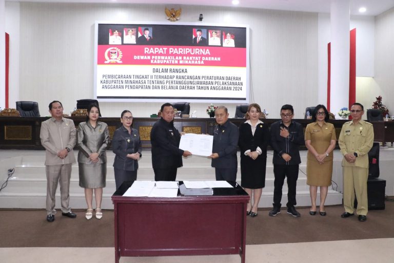Rapat Paripurna Ranperda Pertanggungjawaban Pelaksanaan APBD Tahun Anggaran 2024