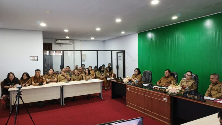Pemerintah Minahasa Ikuti Rakor Pengendalian Inflasi dan Evaluasi Dukungan Program 3 Juta Rumah