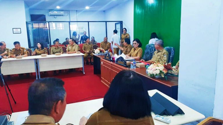 Pemerintah Minahasa Mengikuti Rakor Pengendalian Inflasi dan Evaluasi Program 3 Juta Rumah secara Virtual