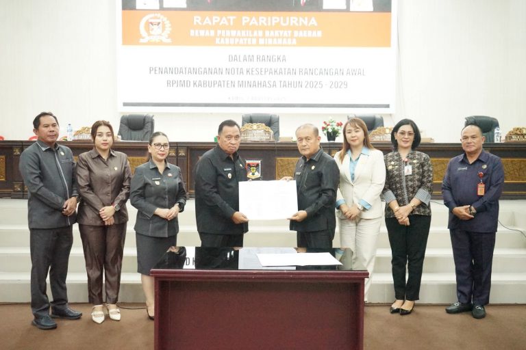 Pariwisata Jadi Visi Utama, DPRD Minahasa Sepakati Rancangan Awal RPJMD 2025-2029 Dalam Rapat Paripurna